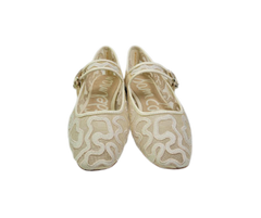 Sam Edeman Michaela Ivory Mesh Mary Jane