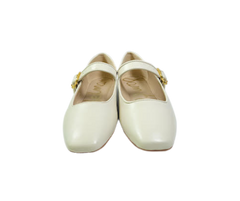 Sam Edeman Michaela Ivory Leather Mary Jane