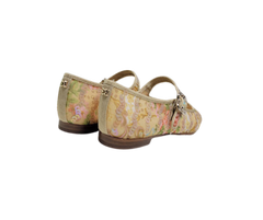 Sam Edeman Michaela Beige Multi Mesh Mary Jane