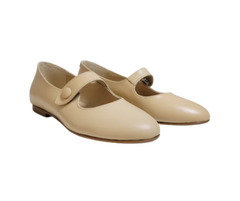 Blublonc Cia Nude Leather Mary Jane