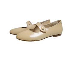 Blublonc Cia Nude Leather Mary Jane