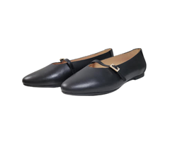 Esporre PearlZick Ladies Black Leather Low Mary Jane