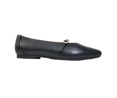 Esporre PearlZick Ladies Black Leather Low Mary Jane