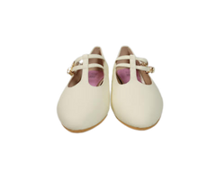 Esporre Duter Ladies Ivory Gum Double Mary Jane