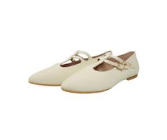 Esporre Duter Ladies Ivory Gum Double Mary Jane