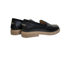 Blublonc Hetty Black Leather Loafer