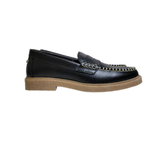 Blublonc Hetty Black Leather Loafer