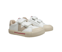 Victoria 1355102 Childrens White/Cream Leather Sneakers