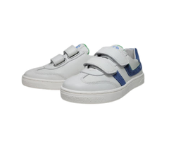 Naturino Marves Childrens White with Navy Sneaker