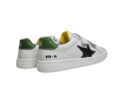 Naturino Pinn Children's White/Black Sneaker