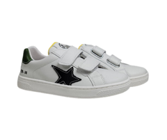 Naturino Pinn Children's White/Black Sneaker