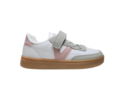 Victoria 1256102 Childrens White/Pink Leather Sneakers
