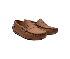 Fascani 25223 Camel Leather Loafer