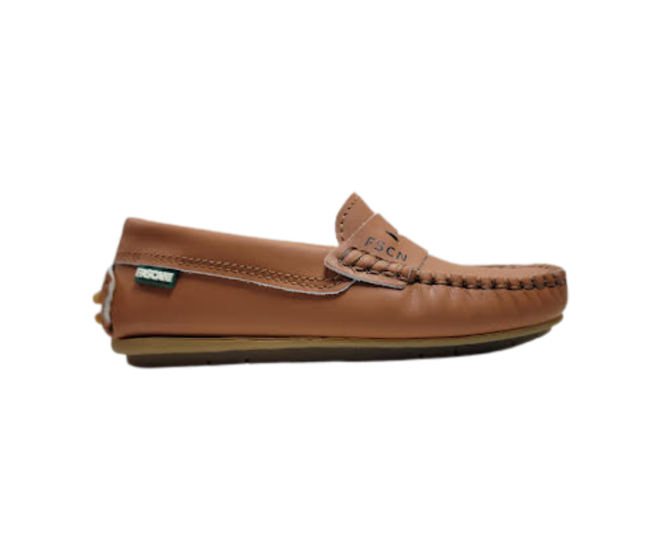 Fascani 25223 Camel Leather Loafer