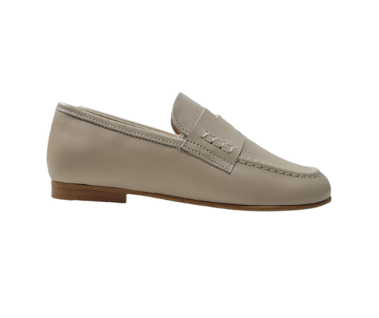 Luccini 9074 Boys Beige Loafer
