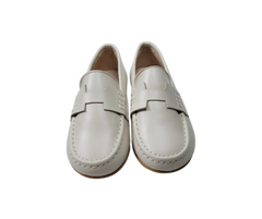 Luccini 9074 Boys Ivory Loafer