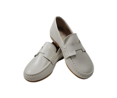 Luccini 9074 Boys Ivory Loafer