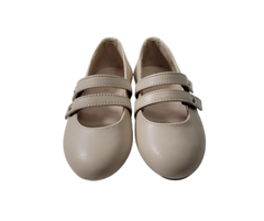 Luccini 9050 Beige Double Strap Mary Jane