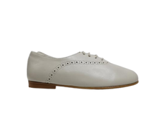 Luccini 9069 Boys Stone Ivory Lace Dress Shoe