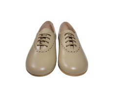 Luccini 9069 Boys Nude Beige Lace Dress Shoe