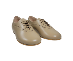 Luccini 9069 Boys Nude Beige Lace Dress Shoe