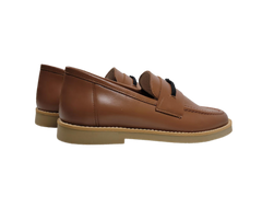 Luccini 9081 Tan Loafer