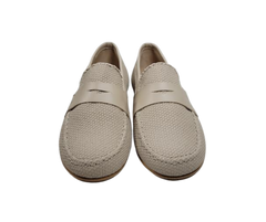 Luccini 9072 Boys Beige Fabric Dress Shoe