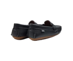 Ralph Migel Cosima Children's Black Leather Penny Loafer