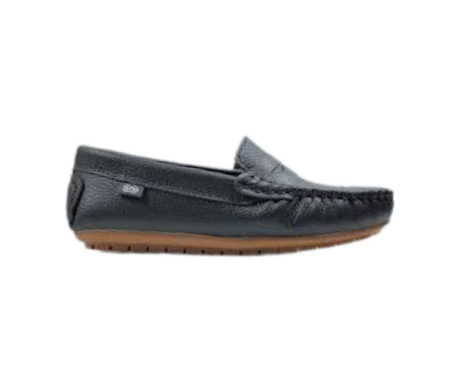 Ralph Migel Cosima Children's Black Leather Penny Loafer