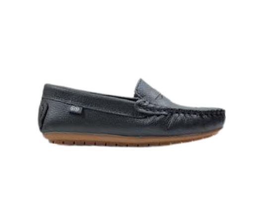 Ralph Migel Cosima Children's Black Leather Penny Loafer