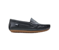 Ralph Migel Cosima Children's Black Leather Penny Loafer
