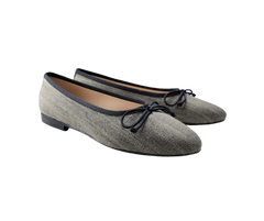 Brunella 416 Ladies Black and Beige Ballet
