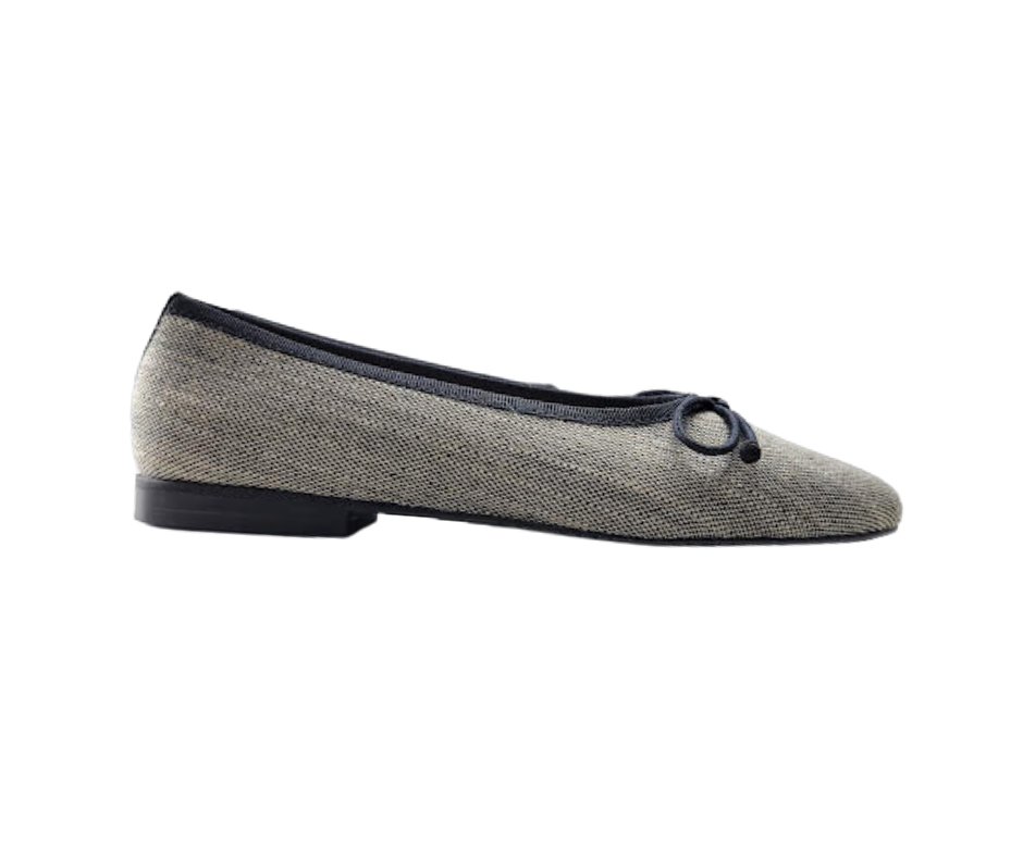 Brunella 416 Ladies Black and Beige Ballet
