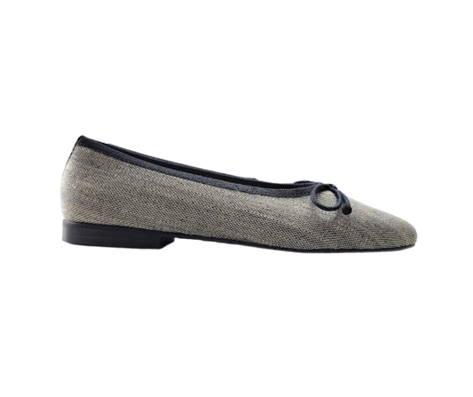 Brunella 416 Ladies Black and Beige Ballet