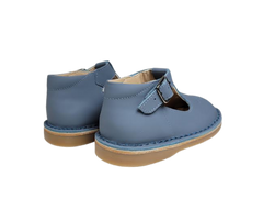 Blublonc Santi Children's Blue Leather First Walker