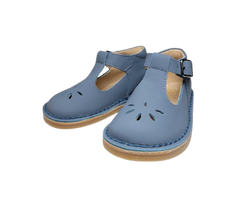 Blublonc Santi Children's Blue Leather First Walker