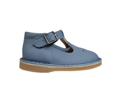 Blublonc Santi Children's Blue Leather First Walker