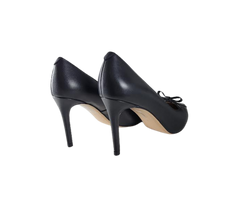 Viviamos Selma Ladies Black Leather Heel