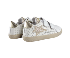 Falcotto Alnoite Children's White/Gold Sneaker