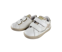 Falcotto Alnoite Children's White/Gold Sneaker