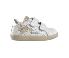 Falcotto Alnoite Children's White/Gold Sneaker
