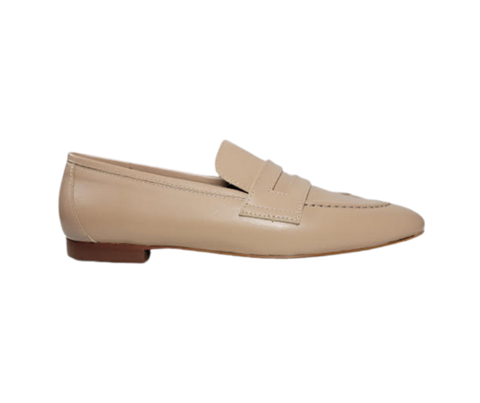 Brunella Moccasin Ladies Nude Loafer