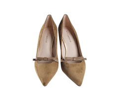 Viviamos Selma Ladies Camel Suede Heel