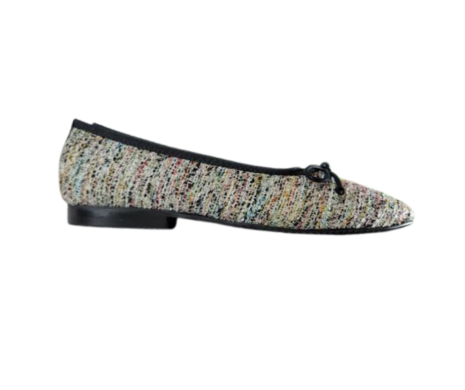Brunella 416 Ladies Black Multi Color Ballet