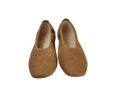 Brunella S537 Ladies Camel Suede Flat