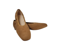 Brunella S537 Ladies Camel Suede Flat