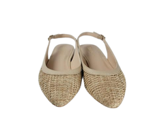 Brunella 707 Ladies Beige Woven Slingback