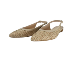 Brunella 707 Ladies Beige Woven Slingback