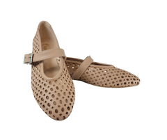 Coquette 3091 Ladies Nude Perforated Flats