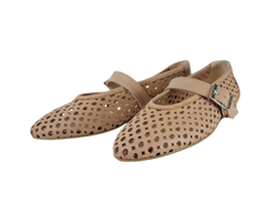 Coquette 3091 Ladies Nude Perforated Flats